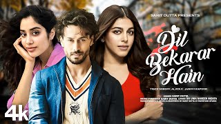 New Song 2024  Dil Bekarar Hain  Tiger Shroff  Janhvi Kapoor  Alaya F  Hindi Romantic Song [upl. by Hgielhsa807]