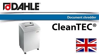 Document shredder DAHLE CleanTEC® [upl. by Coreen]