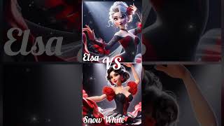 Elsa VS Snow White disney princess elsa vs snowwhite shorts viral [upl. by Cynthea]