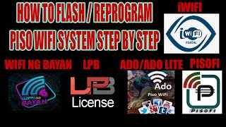 HOW TO FLASHREFLASH OR REPROGRAM WIFI NG BAYAN LPB ADO PISOFI IWIFI OR ANY PISO WIFI SYSTEM [upl. by Llewen]