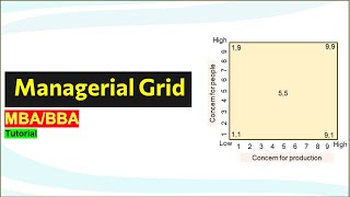 Explain Managerial Grid or leadership Grid Style [upl. by Arella360]