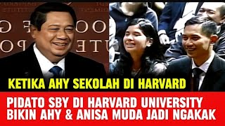 Pidato Bahasa inggris SBY Di Harvard University Ketika AHY Kuliah Di Amerika Serikat [upl. by Anica305]