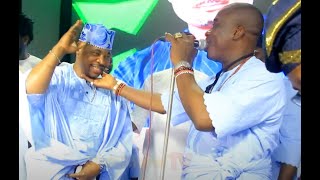 MC OLUOMO PROSTRATES FOR HON MUDASHIRU OBASA AS K1 DE ULTIMATE HAILED HIM SPECIALLY WITH HIS ITEM [upl. by Coriss]