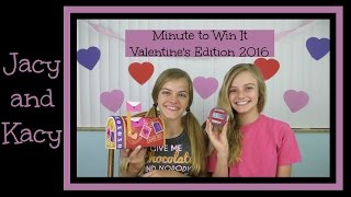 Minute to Win It Challenge  Valentines Day Edition 2016  Jacy and Kacy [upl. by O'Malley424]