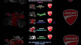 Top 5 Best 🔥 Ducati SuperBikes Exhaust Sound 🤯 Competition 😱 ducati shorts panigalev4 ktm zx10r [upl. by Sirraj267]