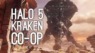 Lets Play Halo 5 Campaign  Destroy the Kraken in Halo 5 Coop Gameplay [upl. by Mathias980]