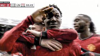 Kobbie Mainoo goal vs Liverpool  Man United vs Liverpool [upl. by Haskins286]