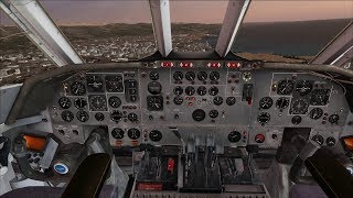 FSX  Just Flight VC10  VC flight deck views  landing [upl. by Pelagia]