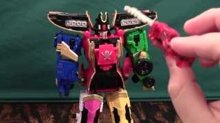 Power Rangers Super Megaforce Legendary Megazord Review Kaizoku Sentai Gokaiger GokaiOh [upl. by Cecilio]