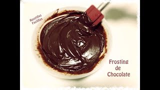 Frosting de Chocolate o Ganache de Trufa  Receta Fácil [upl. by Akinom]