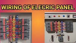 WIRING OF MAIN ELECTRIC PANEL BOARD [upl. by Atla39]