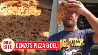 Barstool Pizza Review  Cenzos Pizza amp Deli Dallas TX [upl. by Brunn]