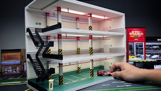 How to build a 3 Storey Car Park 164 Diorama  Hotwheels Diorama [upl. by Laidlaw]