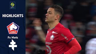 LOSC LILLE  FC METZ 0  0  Highlights  LOSC  FCM  20212022 [upl. by Nordine]