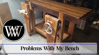 Hand Tool Woodworking Bench  What I Did Wrong and Learned wood by wright Workbench [upl. by Epoh]