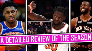 A Detailed Review of the New York Knicks Season [upl. by Clim]