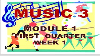 Grade 3music module  Ritmo or Rhythm Q1 week 1 [upl. by Toor780]