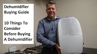 Dehumidifier Buying Guide 10 Things To Consider Before Buying A Dehumidifier [upl. by Yenffad]