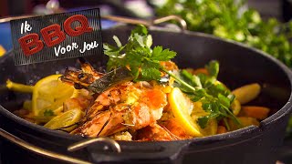 GAMBAS met CHAKALAKA van de BBQ  Ik BBQ voor jou [upl. by Danna]