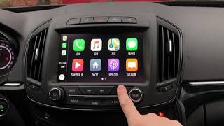 2015 Opel Insignia Germany Wireless and Wired Apple CarPlay Android Auto OEM Retrofit DEMO Video [upl. by Audre]