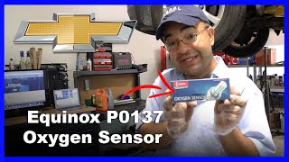 Chevy Equinox P0137 Oxygen Sensor Replacement amp Location Tutorial [upl. by Marjory]