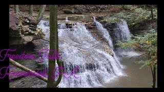 Freedom Falls Kennerdell Pa waterfall beauty nature love hiking getoutdoors paoutdoors usa [upl. by Eelyr]