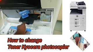 How to replace toner Kyocera 6525 [upl. by Adolpho]