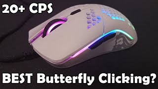 BEST Mouse For Butterfly Click In Roblox Bedwars Glorious Model O Minus Handcam [upl. by Xylon]