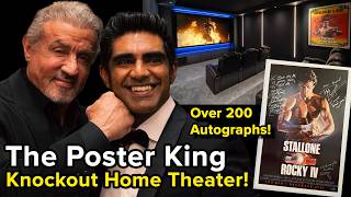 The Poster King and His EPIC Dolby Atmos Home Theater Tour [upl. by Cirri]