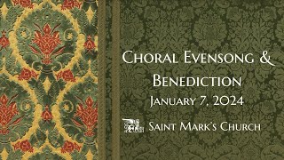 Choral Evensong amp Benediction  1724 [upl. by Anniram]