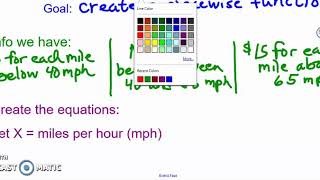 Word Problems Ex 3 Piecewise Functions [upl. by Carrnan212]