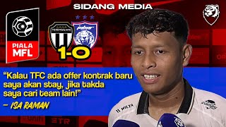 “Kalau TFC sambung kontrak saya akan kekal di sini kalau tiada rezeki saya cari team lain” [upl. by Dinnage]