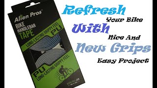 How To Install New Handlebar Griptape To Refresh Your Bike [upl. by Gnilrets567]