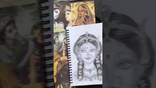 💅💓art radharani krishna radhradhe [upl. by Kaliski449]