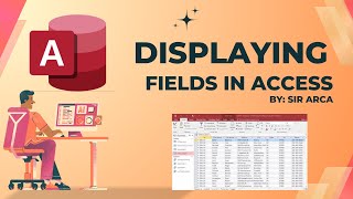 RENAME A FIELD DISPLAY ALL DISPLAY ONE AND DISPLAY MANY FIELDS IN ACCESS 2024 [upl. by Aisiram631]