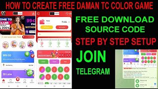 Create Your Own Color Prediction Game Daman Tiranga and TC Game I Start Online Earning [upl. by Grindle92]