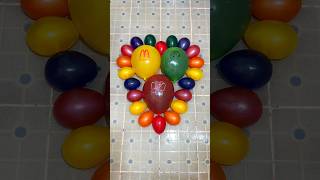 Creating Beautiful Heart From 3Big Balloons and 20 Mini Rainbow Balloons Pop Reverse ASMR Satisfying [upl. by Nomor761]