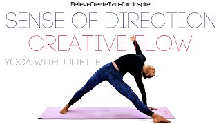 Creative Yoga Flow 15 Min Yoga Class  Yoga With Juliette [upl. by Sonnnie]