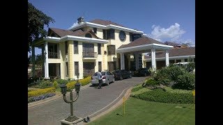 Video  Inside look at Raila Odingas 1 billion ksh home [upl. by Rothschild]