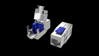 LINKUP RJ45 Cat8 amp Cat6A Field Termination Keystone Toolless StepbyStep Easy Assembly Guide [upl. by Llen867]