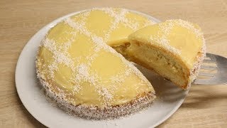 GÂTEAU CRÉMEUX AU CITRON FACILE CUISINERAPIDE [upl. by Okramed]