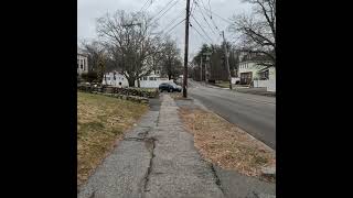 Driver runs stop sign and turns without signal massachusetts stoneham walk [upl. by Oijimer399]