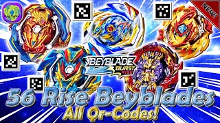 All QrCodes Beyblades Rise  Все QrКоды Бейблэйдов Rise  Beyblade Burst Rise [upl. by Turino295]