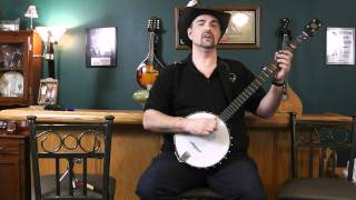 Frailing Banjo Lesson Rose Of Allendale [upl. by Nayr]