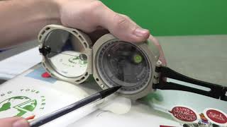 How to find strike and dip with a Brunton Compass [upl. by Aurelia]