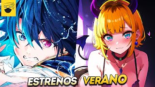 🔥 ESTRENOS ANIME POTENTES TEMPORADA VerANO 2024 🔝 [upl. by Rikahs241]