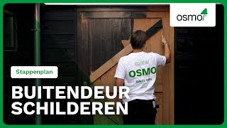 Buitendeur Schilderen  Hoe schilder ik een Buitendeur  Osmo Nederland [upl. by Draude]