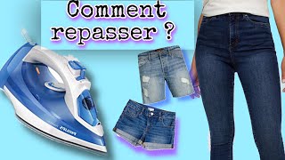 COMMENT REPASSER UN PANTALON  JEANS 👖COMME UN PRO [upl. by Refynnej234]