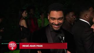 RegeJean Page Yara Shahidi Kathryn Newton and Alan Cumming interviews Vanity Fair Oscar Party [upl. by Ifar324]