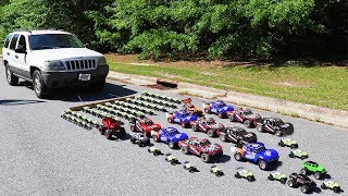 How Many Toy Cars Does It Take To Pull A Real Car [upl. by Shaylyn]